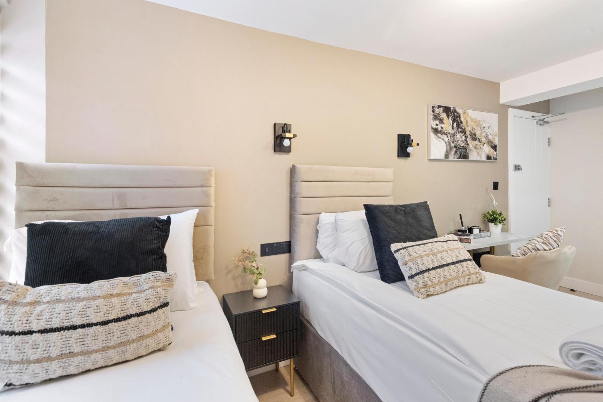 Urban Duo Escape: Trendy With Twin Beds Appartamento Londra